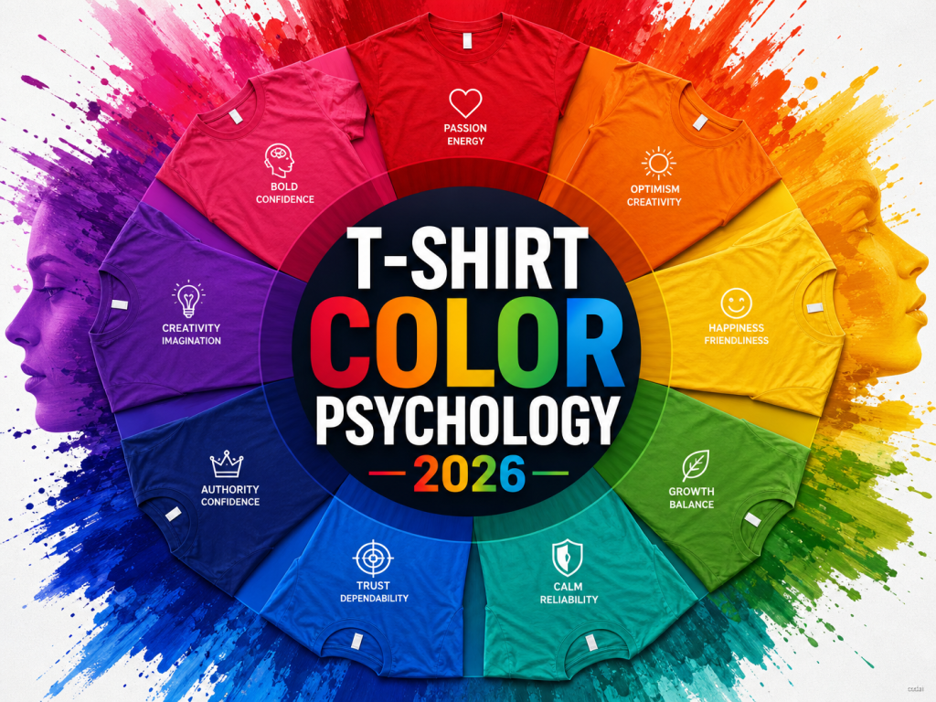 T-Shirt Color Psychology: How Your T-Shirt Color Shapes First Impressions