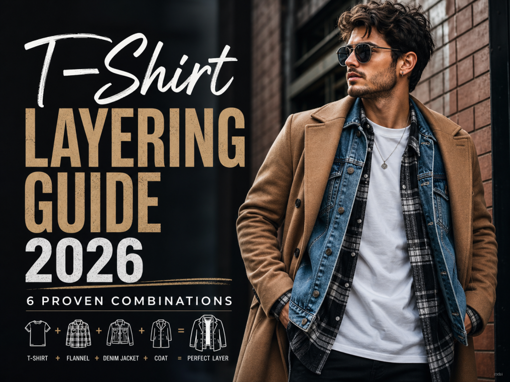 How to Layer T-Shirts Like a Fashion Expert: 6 Proven Combinations