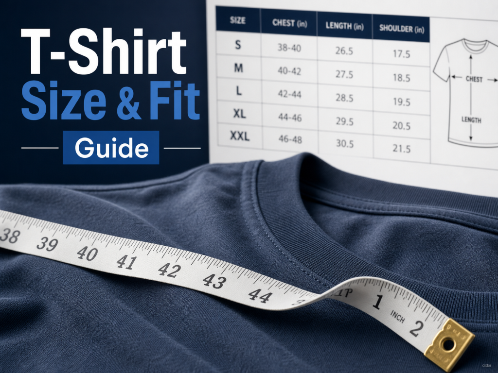 t-shirt size guide